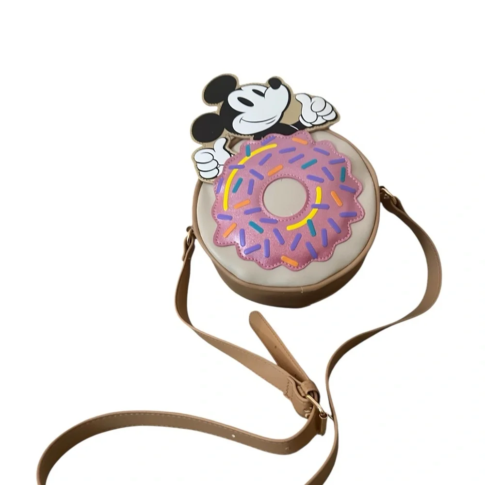 Disney Mickey Mouse Donut‎ Crossbody by Bioform NEW